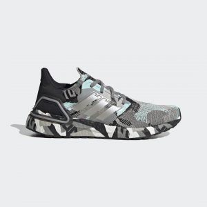 adidas Ultraboost 20 Core Black / Clear Granite / Frost Mint (FV8328)