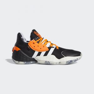 Adidas Daniel Patrick x Harden Vol. 4 ‘Solar Orange’ Core Black/Cloud White/Solar Orange (FV8053)