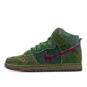 Nike Dunk High Premium SB ‘Skunk’ black/forest/vintage purple pilgrim (313171-300)