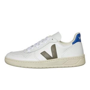 Veja V-10 WMN Extra White / Kaki / Indigo (VXW022283)