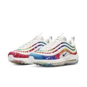 Nike Air Max 97 Golf NRG ‘Tie-Dye’ Summit White/Lemon Venom/Indigo Fog/Deep Royal Blue (CK1219-100)