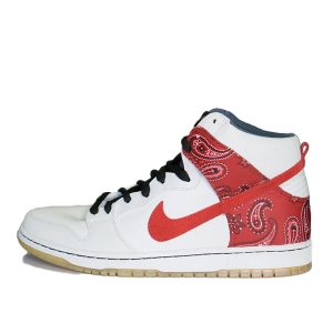 Nike Dunk High Pro SB ‘Cheech And Chong’ White/Varsity Red-Medium Denim-Black (305050-100)
