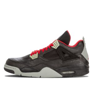 Air Jordan 4 Retro Rare Air ‘Laser’ Black/Varsity Red-Medium Grey (312255-061)