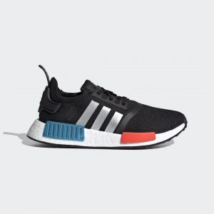 adidas NMD_R1 Core Black / Silver Metallic / Solar Red (FX5024)