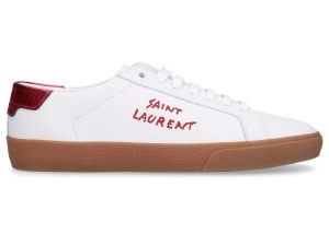 Saint Laurent Court Classic SL/06 Metallic Red