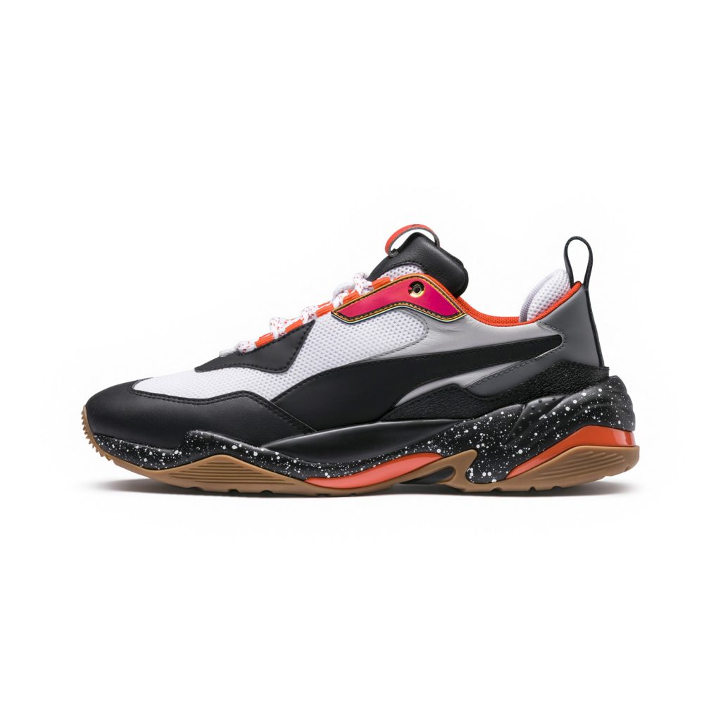 Puma Thunder Electric Black White Orange 01