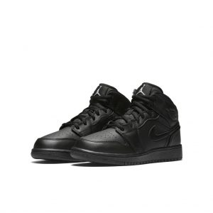 Air Jordan 1 Mid BG Black (554725-044)
