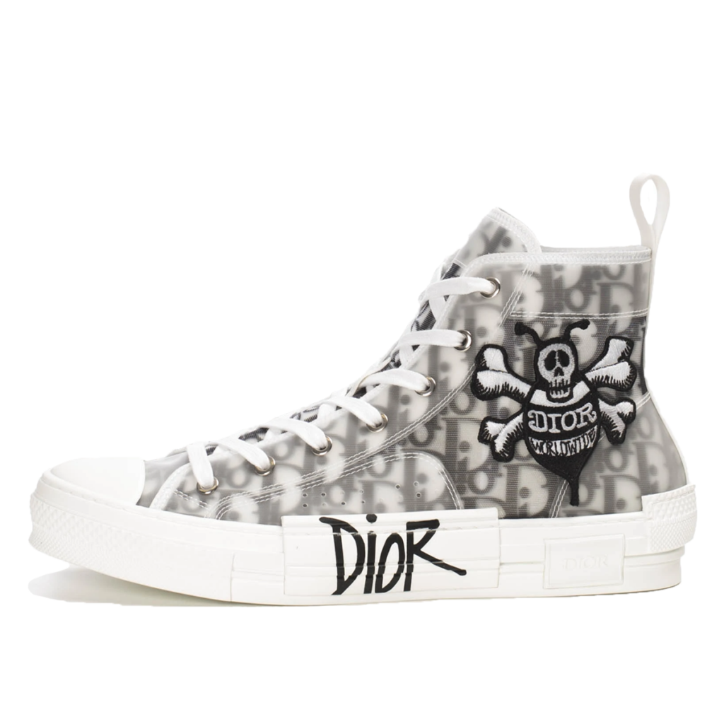 Dior And Shawn B23 High Top Bee Embroidery - 3SH118YYO_H960