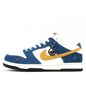 Nike Kasina x Dunk Low ’80s Bus’ Sail/University Gold/Industrial Blue (CZ6501-100)