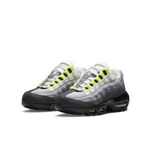 Nike Air Max 95 OG GS ‘Neon’ 2020 Black/Neon Yellow/Light Graphite (CZ0910-001)