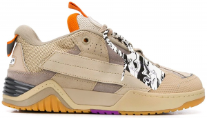 OFF-WHITE Zip-Tag Low-Top Beige