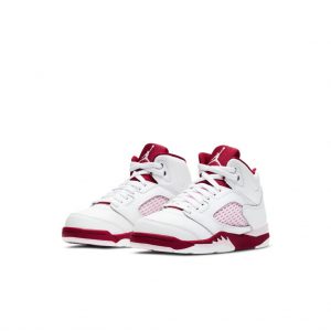 Jordan 5 Retro White Pink Red (PS)