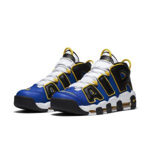Nike Air More Uptempo ‘Peace, Love, and Basketball’ Game Royal/Black/White/Speed Yellow (DC1399-400)
