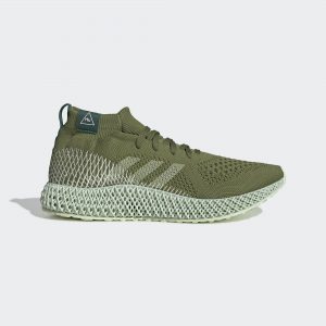 Adidas Pharrell Williams x 4D Runner ‘Olive’ White Tint/Core Green (FV6334)