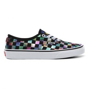 Vans Authentic ‘Iridescent Checkerboard’ Black/True White (VN0A2Z5ISRY)