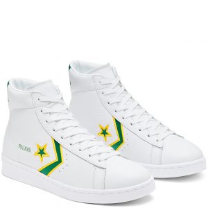Converse Pro Leather Mid ‘Boston Celtics’ White/Clover/Amarillo (167061C)