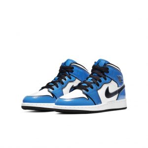 Jordan 1 Mid Signal Blue (GS) (BQ6931-402)