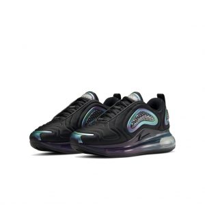 Nike Air Max 720’Bubble Pack – Black’ GS Dark Smoke Grey/Black/Metallic Silver/Black (CT9635-001)