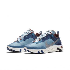 Nike React Element 55 ‘Coastal Blue’ Coastal Blue/White/Cerulean/Green Abyss (CU1466-400)