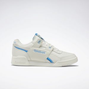 Reebok Workout Lo Plus Schoenen Chalk / C. Blue / Bright Cyan