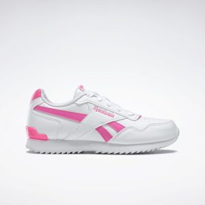 Reebok  Royal Glide Ripple Clip White / White / Pink