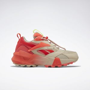 Reebok Aztrek Double Mix Trail Schoenen Light Sand / Neon Red / Neon Lime
