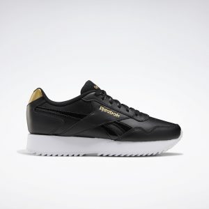 Reebok  Royal Glide Ripple Double Schoenen Black / Gold Metallic / Black