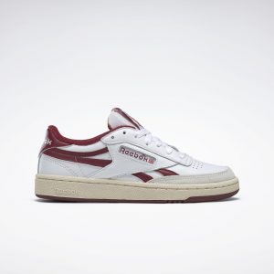 Reebok Club C Revenge Schoenen White / Collegiate Burgundy / Excellent Red