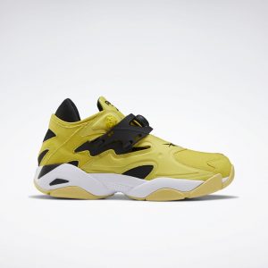 Reebok Pump Court Schoenen Utility Yellow / Black / White