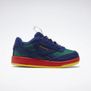 Reebok De Animals Observatory Club C Revenge Schoenen Night Navy / Flannel Green / Fireball Red