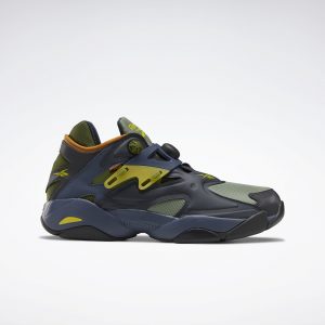 Reebok Pump Court Schoenen True Grey 8 / Smoky Indigo / Wild Green