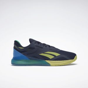 Reebok Nano X Schoenen Vector Navy / Horizon Blue / Chartreuse