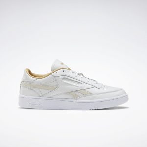 Reebok Club C Revenge Schoenen True Grey / White / Gold Metallic
