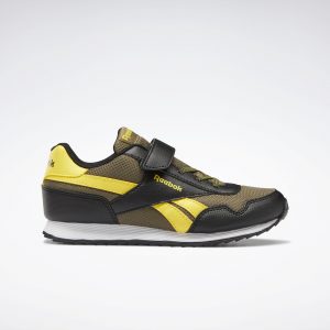 Reebok  Royal Classic Jogger 3 Schoenen Army Green / Black / Alert Yellow