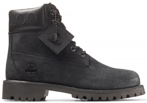 Timberland 6″ Jimmy Choo Premium Black Glitter (W) (TB0A2JDZ001)