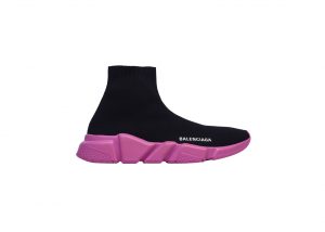 Balenciaga Speed Sneakers Black Pink Sole (W) (566936W05G01000)