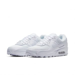 Nike Womens WMNS Air Max 90 ‘White’ White/White/Wolf Grey/White (CQ2560-100)
