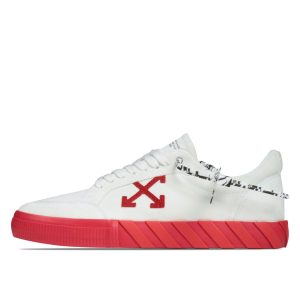 Off-White Vulcanized Low ‘White Red’ White/Red (OMIA085F20LEA0050125)