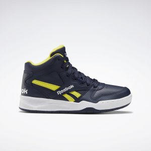 Reebok BB4500 Court Schoenen Vector Navy / Utility Yellow / White