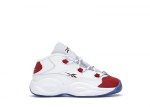 Reebok Question Mid Red Toe 25th Anniversary (TD) White/White-Red (Other Brands Reebok)