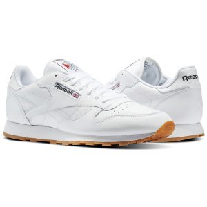 Reebok Classic Leather White White/Gum (Other Brands Reebok)