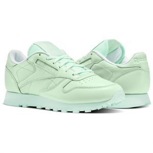 Reebok Classic Leather Pastels Mint Green  (W) Mint Green/White (Other Brands Reebok)