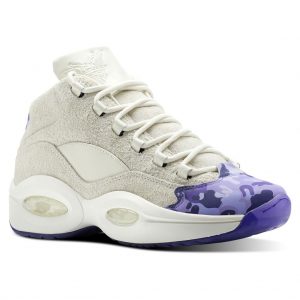 Reebok Question Mid Cam’Ron Chalk/Lush Orchid-Purple (Other Brands Reebok)