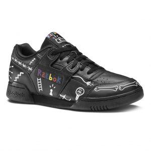 Reebok Workout Plus 3AM Trouble Andrew Black/Multi-Color (Other Brands Reebok)
