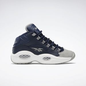 Reebok Question Mid Georgetown 2020 (GS) Carbon/Faux Indigo-White (Other Brands Other)