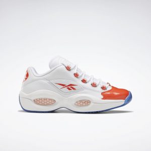 Reebok Question Low Patent Toe Orange White/Vivid Orange-Reebok Ice (Other Brands Other)