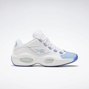 Reebok Question Low Patent Toe Carolina Blue White/Fluid Blue-Reebok Ice (Other Brands Other)
