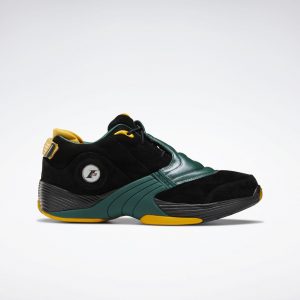 Reebok Answer 5 Bethel Black/Dark Green-Fierce Gold (Other Brands Other)