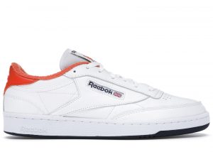 Reebok Club C 85 Eric Emanuel White Orange Navy White/Energy Orange-Collegiate Navy (Other Brands Reebok)