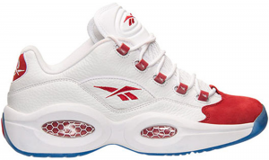 Reebok Question Low White Red Ice White/Flash Red-Ice (Other Brands Reebok)